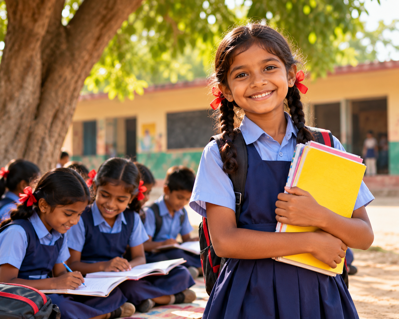 Girl child at school